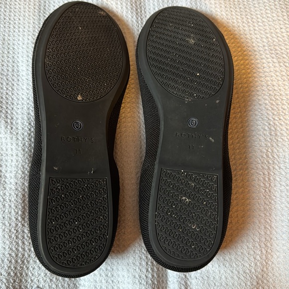 Rothy’s Size 11 Women Flats lightly worn Black - Picture 6 of 6